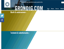 Tablet Screenshot of grondig.com